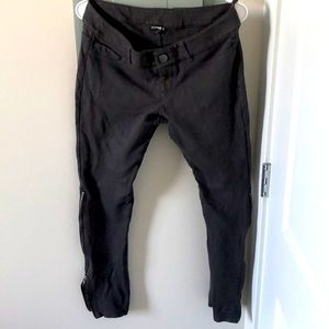 Express dark grey jeggings